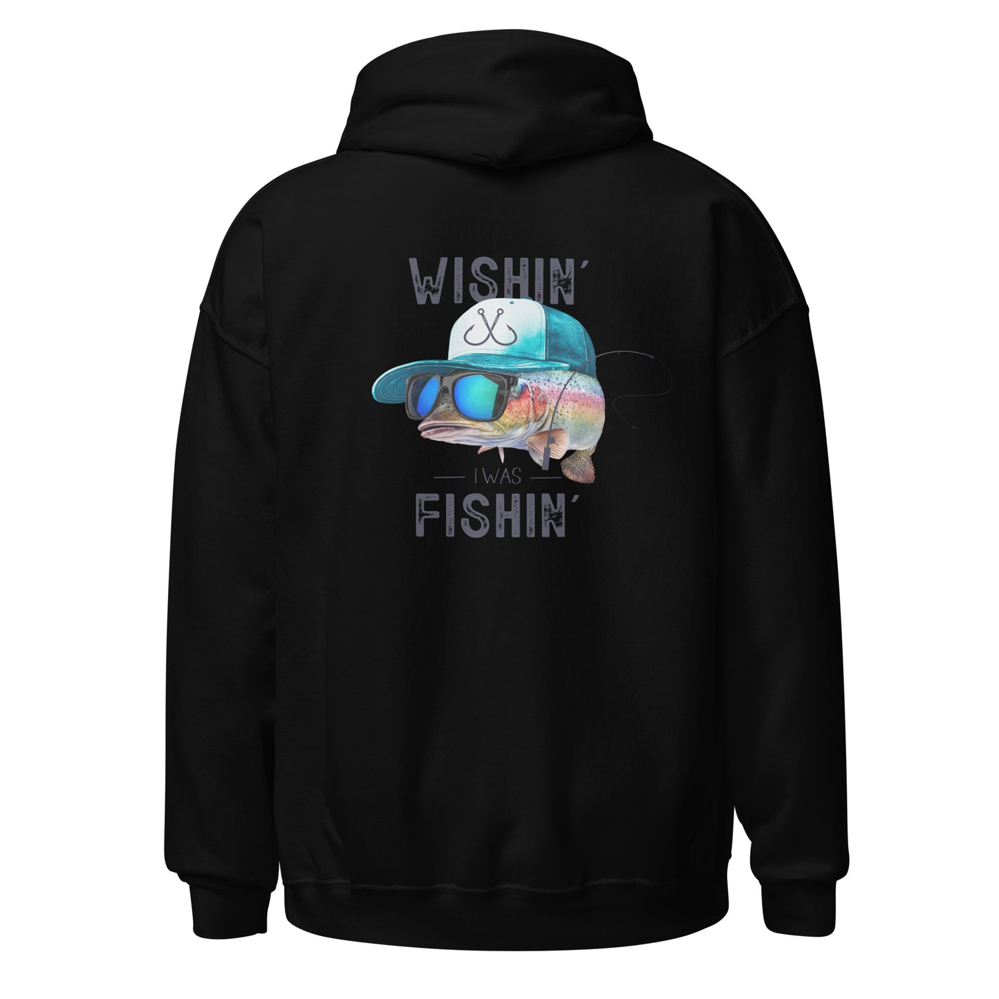 Wishing i was fishing Hoodie