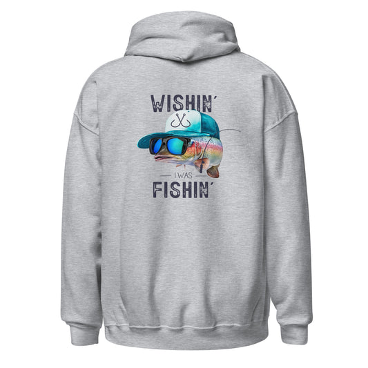 Wishing i was fishing Hoodie