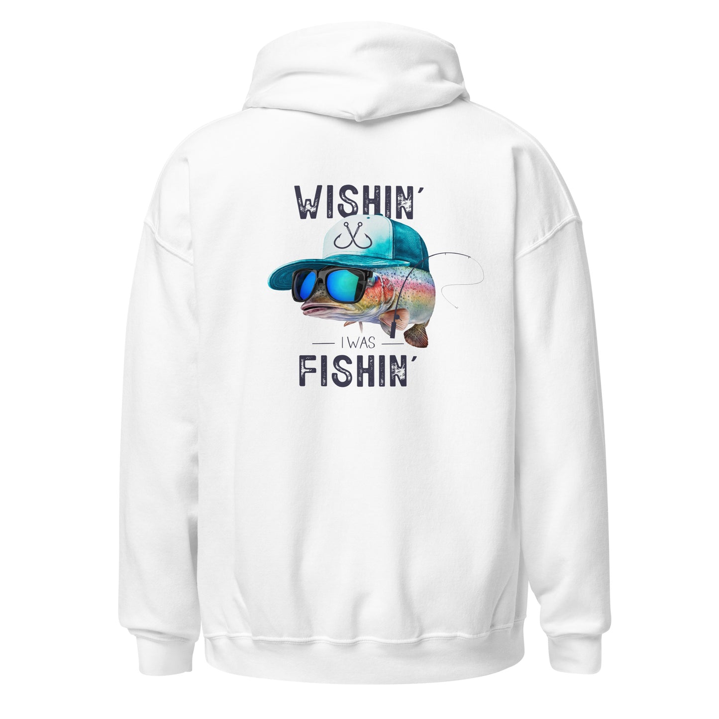 Wishing i was fishing Hoodie